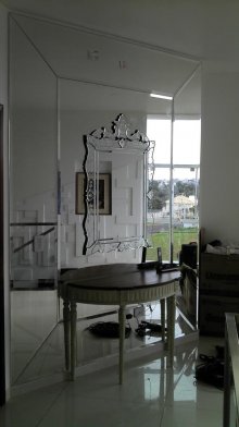 Espelho lapidado e bisot� - Sorovidros - Vidra?aria em Sorocaba - Vidraceiro em Sorocaba